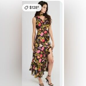 En Saison Maura Midi Dress  FloralChiffon Dress